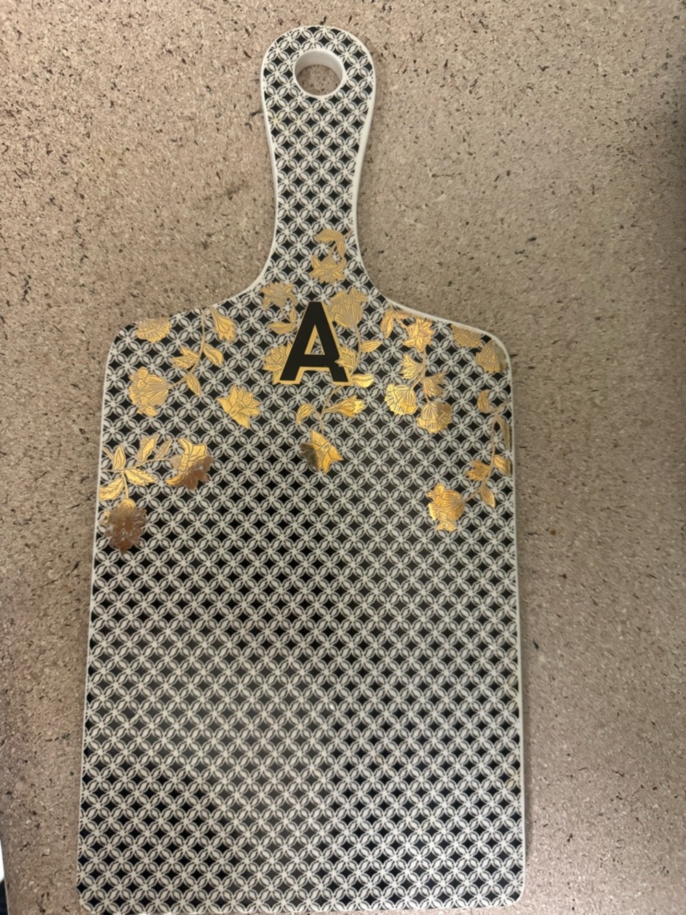 'A' Serving Board Anthropologie Bistro Tile